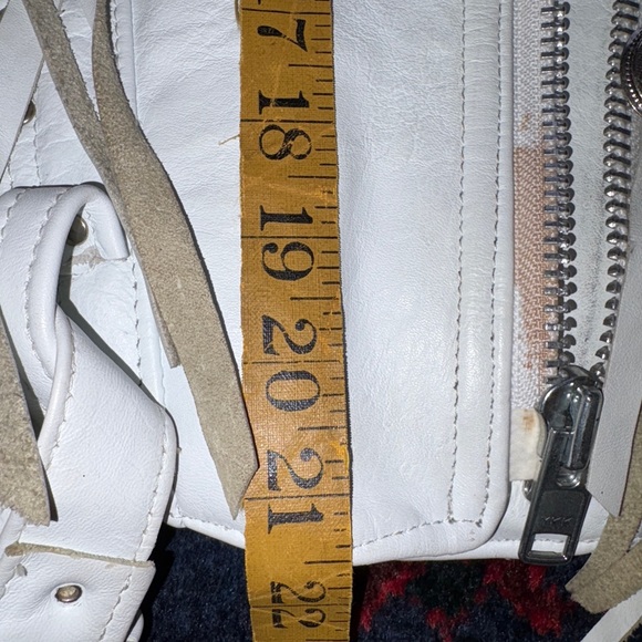 Vintage 80s Eagle Fringed Cow-Boy Western Leather Jacket - Picture 10 of 10